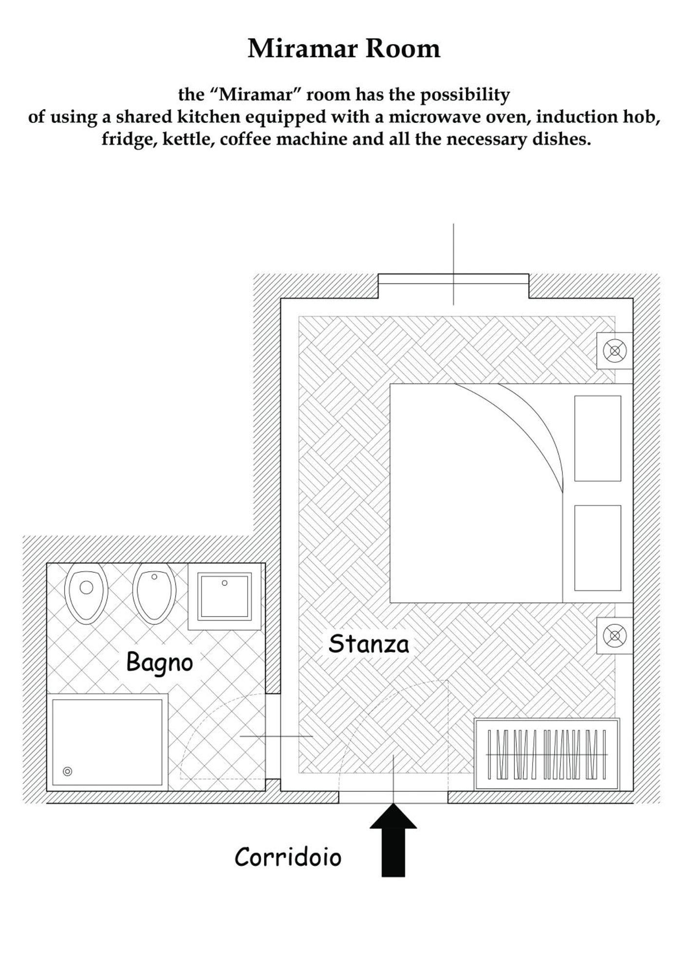 Garibaldino Rooms Trieste Eksteriør bilde